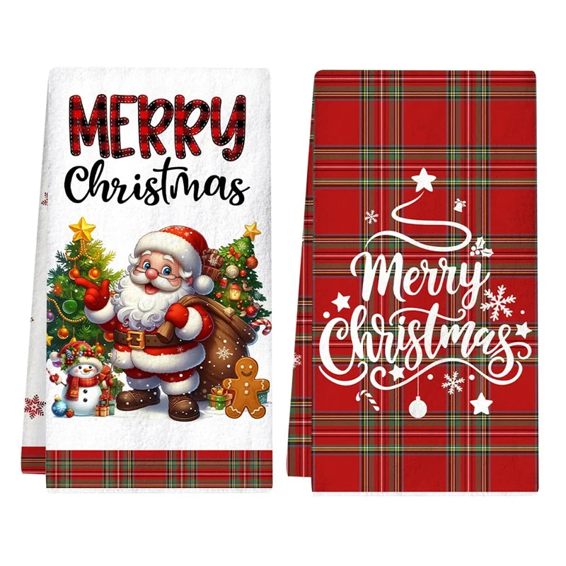 Cosy Christmas Kitchen Towels – 2 Pack