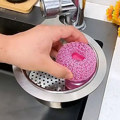 Stainless Steel Sink Organiser – All-in-One Basket with Intelligent Drain