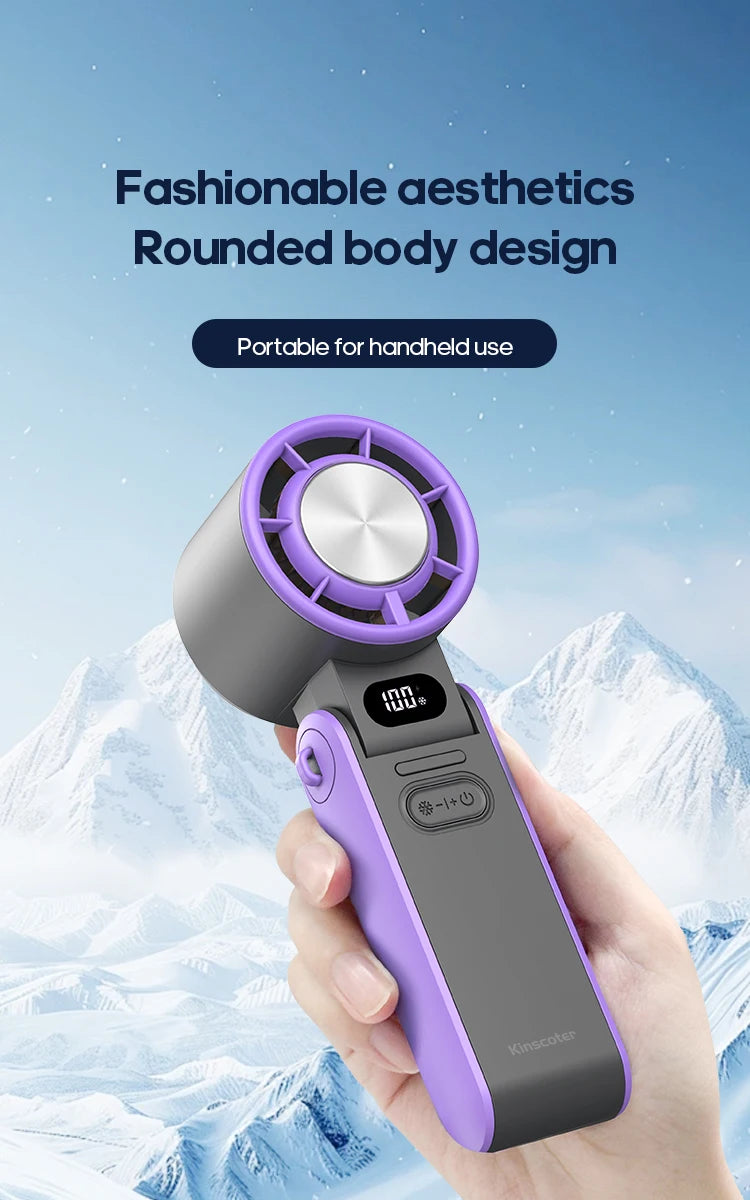 Ultra‑Cool Foldable Handheld Fan – 100 Speed Settings