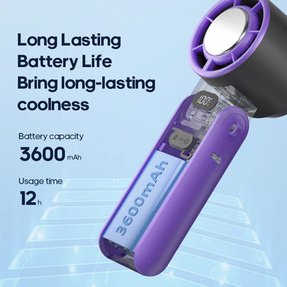 Ultra‑Cool Foldable Handheld Fan – 100 Speed Settings