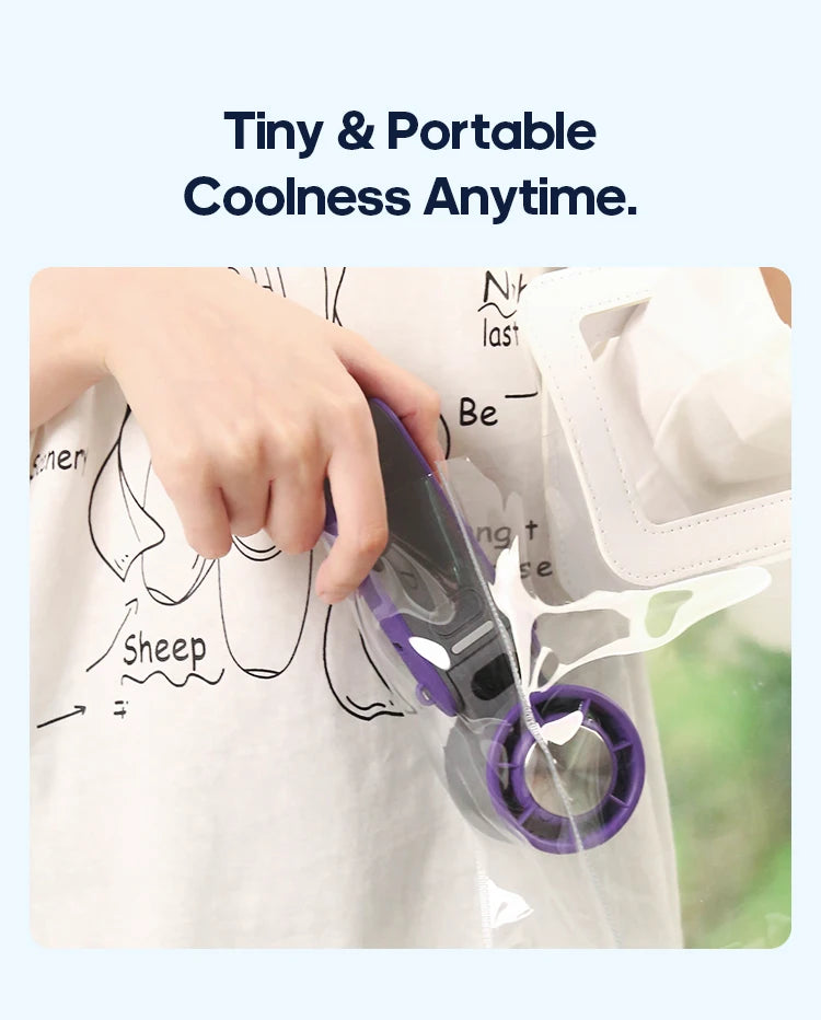 Ultra‑Cool Foldable Handheld Fan – 100 Speed Settings