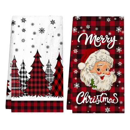 Cosy Christmas Kitchen Towels – 2 Pack