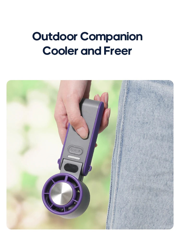Ultra‑Cool Foldable Handheld Fan – 100 Speed Settings