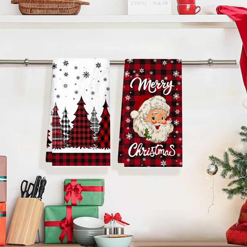 Cosy Christmas Kitchen Towels – 2 Pack