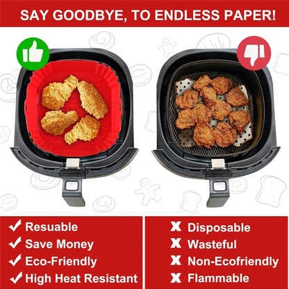 AirFry Master – Reusable Silicone Baking Tray